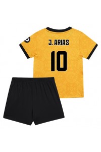 Wolves Jhon Arias #10 Jalkapallovaatteet Lasten Kotipeliasu 2025-26 Lyhythihainen (+ Lyhyet housut)